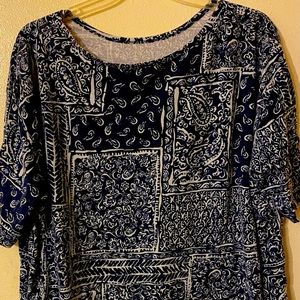 Woman Within top, size 3x, gently worn